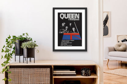An original Czech movie poster for the film Hungarian Rhapsody: Queen Live in Budapest