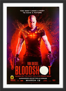 An original movie poster for the film Bloodshot