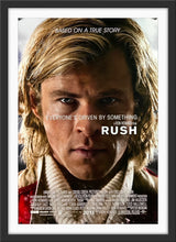 Load image into Gallery viewer, An original movie poster for the Ron Howard film Rush