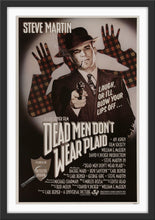 Load image into Gallery viewer, An original movie poster for the Steve Martin film Dead Men Don&#39;t Wear Plaid