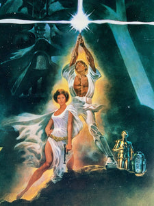 An original Japanese B2 movie poster for Star Wars (A New Hope / Episode 4)