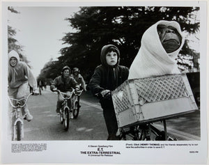 An original 8x10 movie still for the Steven Spielberg film E.T. The Extra Terrestrial