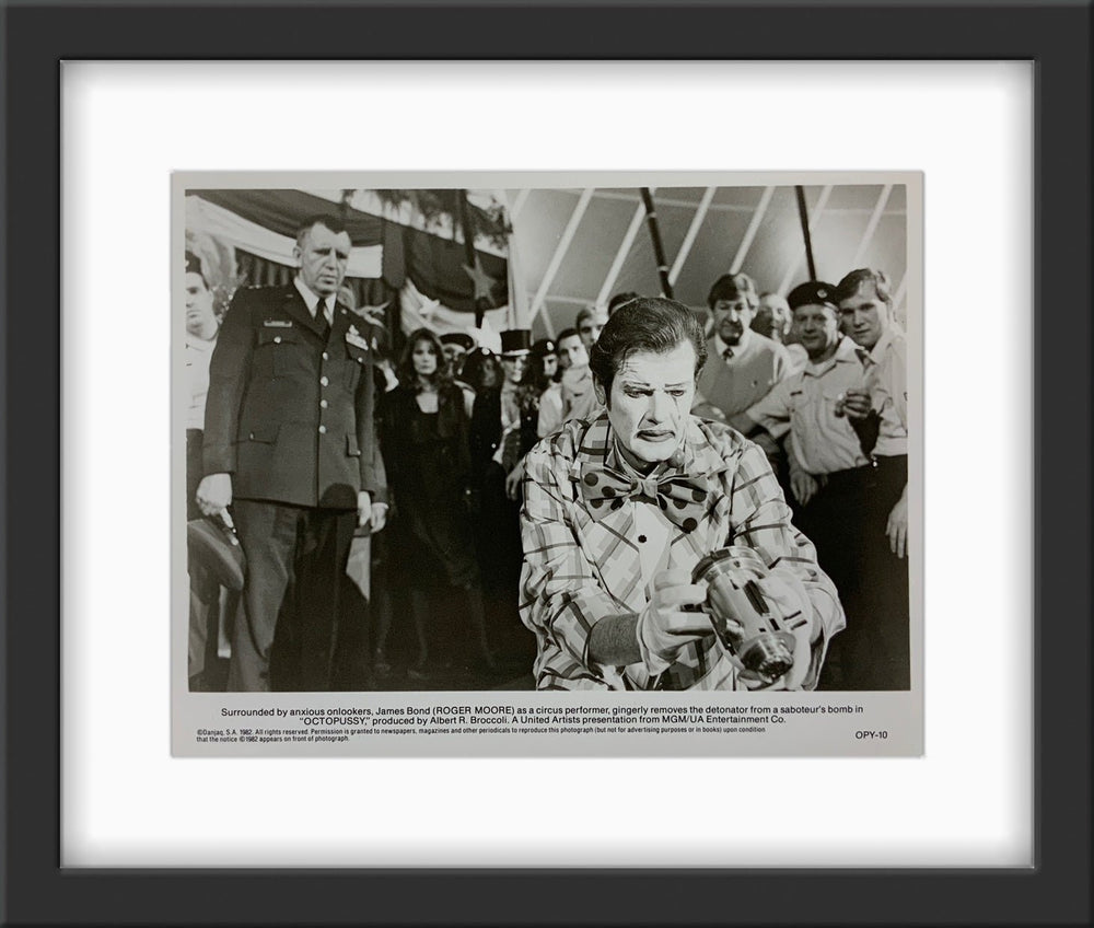 An original 8x10 movie still for the James Bond film Octopussy
