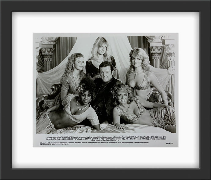 An original 8x10 movie still for the James Bond film Octopussy