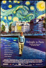 Load image into Gallery viewer, An original movie poster for the Woody Allen film Midnight In Paris