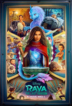 Load image into Gallery viewer, An original movie poster for the Disney film Raya and the Last Dragon