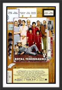 An original movie poster for the Wes Anderson film The Royal Tenenbaums