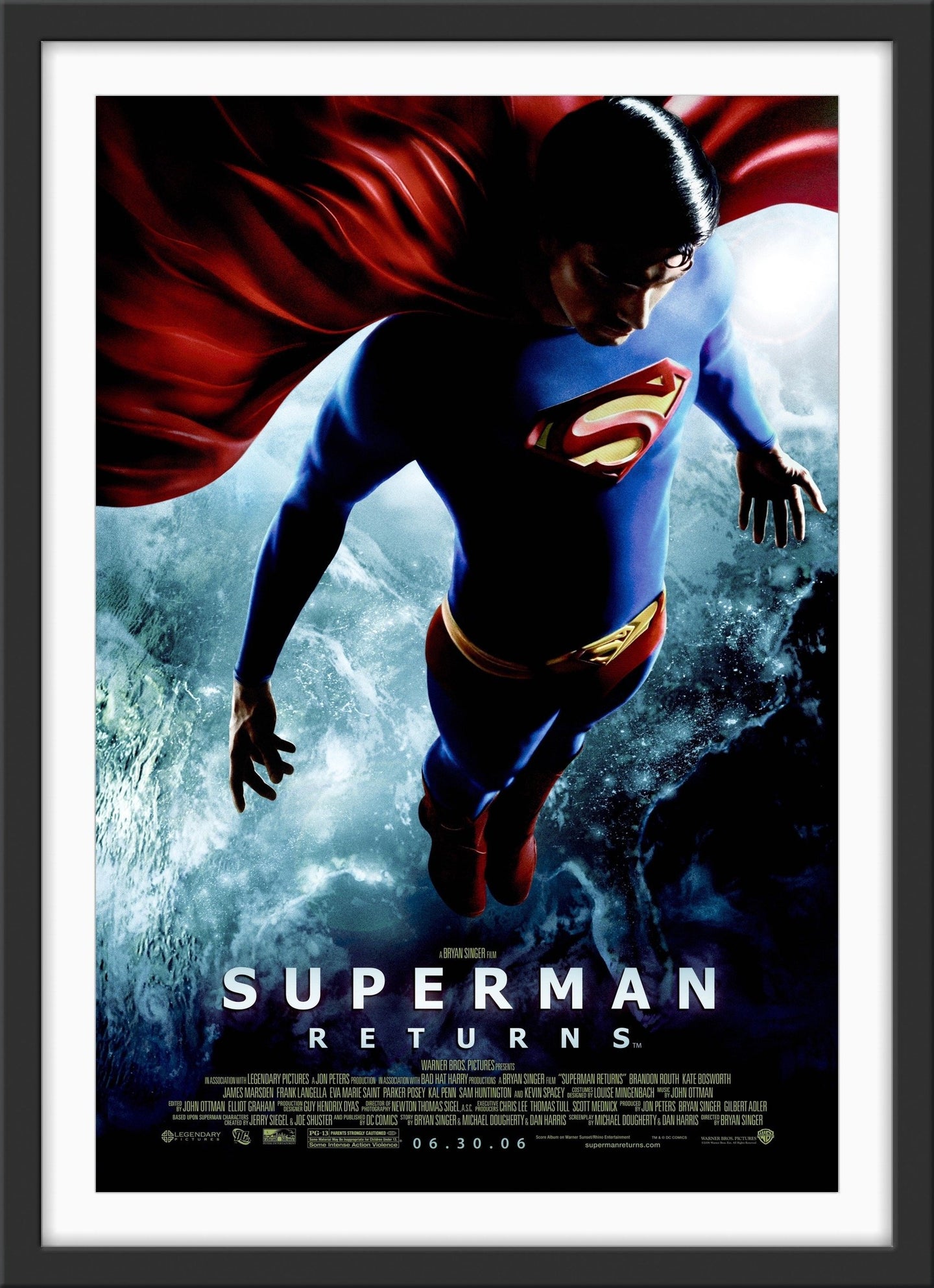 An original movie poster for the film Superman Returns