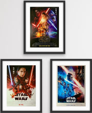 Load image into Gallery viewer, An original set of Japanese B5 / Chirashi movie posters for the Star Wars sequel trilogy