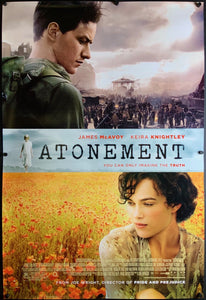 An original movie poster for the film Atonement