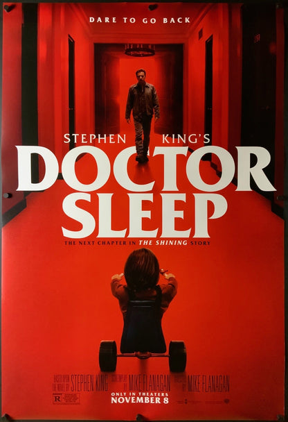 An original movie poster for the Stephen King film Doctor Sleep
