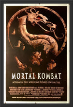 Load image into Gallery viewer, An original movie poster for the 1995 film Mortal Kombat