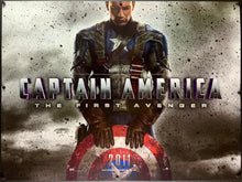 Load image into Gallery viewer, An original quad movie poster for the Marvel MCU film Captain America The First Avenger