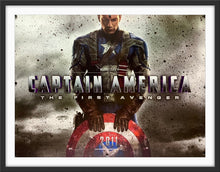 Load image into Gallery viewer, An original quad movie poster for the Marvel MCU film Captain America The First Avenger