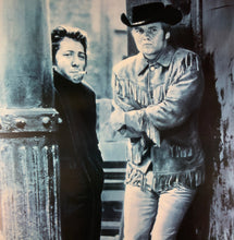 Load image into Gallery viewer, An original movie poster from the 25th anniversary release of Midnight Cowboy
