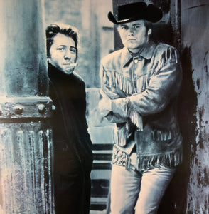 An original movie poster from the 25th anniversary release of Midnight Cowboy