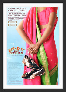 An original movie poster for the film Bend It Like Beckham