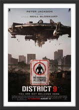 Load image into Gallery viewer, An original movie poster for the sci-fi film District 9