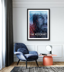 An original movie poster for the Leonardo DiCaprio film The Revenant
