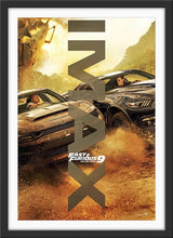 Load image into Gallery viewer, An original IMAX one sheet movie poster for the film Fast and Furious 9 (F9)