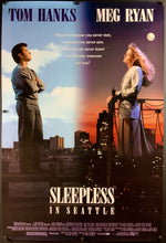 Load image into Gallery viewer, An original movie poster for the film Sleepless In Seattle