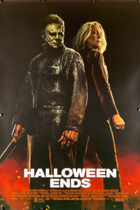 An original movie poster for the film Halloween Ends