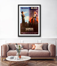 Load image into Gallery viewer, An original movie poster for the film Sleepless In Seattle