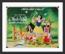 Load image into Gallery viewer, An original half sheet movie poster for the Walt Disney film Snow White and Seven Dwarfs