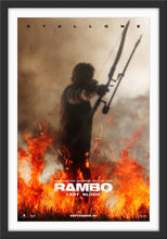 Load image into Gallery viewer, An original movie poster for the film Rambo Last Blood