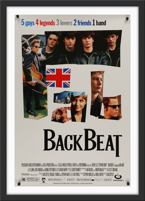 An original movie poster for the Beatles' film Backbeat / Back beat