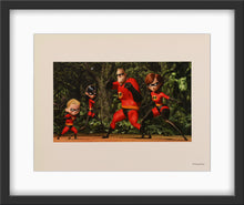 Load image into Gallery viewer, An original 11x14 lithographic print for the Disney film The Incredibles