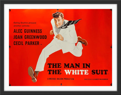 An original movie poster for the Ealing Studios comedy film The Man In The White Suit