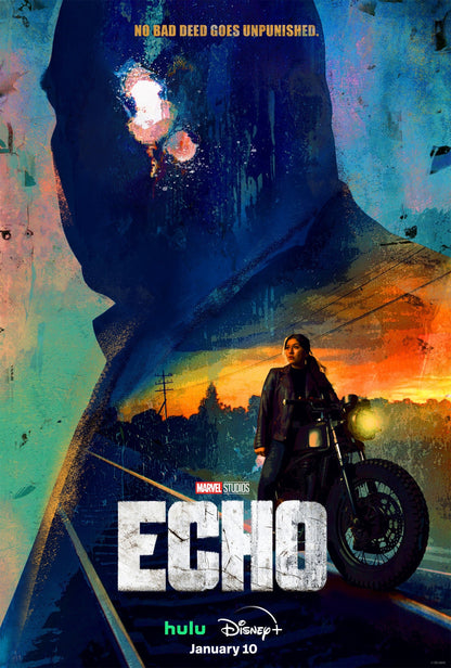 An original one sheet poster for the Disney+ Marvel TV series Echo