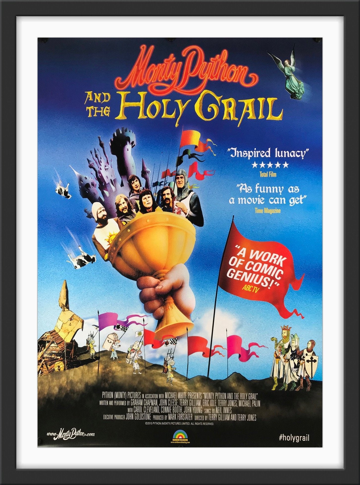 Monty Python And The Holy Grail - 1975 - Original Movie Poster – Art of ...
