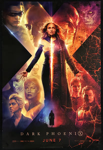 An original movie poster for the film Dark Phoenix