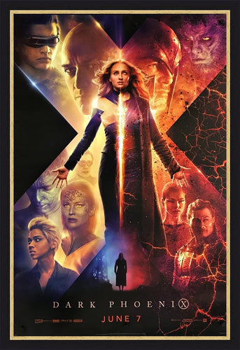 An original movie poster for the film Dark Phoenix