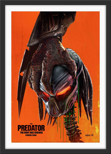 An original movie poster for the 2018 film The Predator