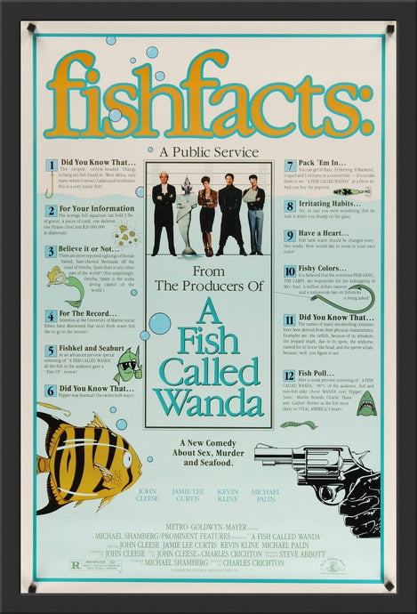 An original movie poster for the film A Wish Called Wanda