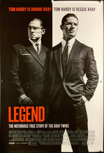 Load image into Gallery viewer, An original movie poster for the Tom Hardy film Legend
