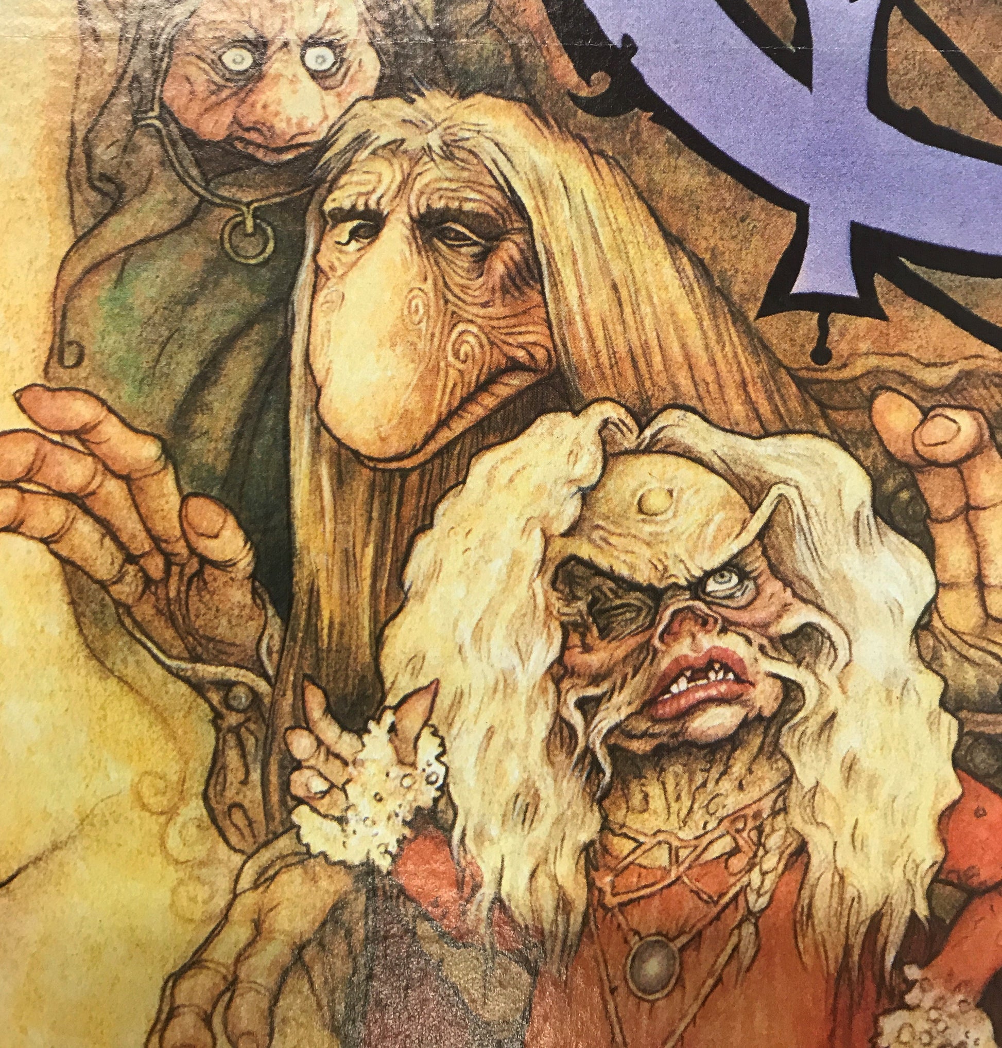 An original movie poster for the Jim Henson Film 'The Dark Crystal'