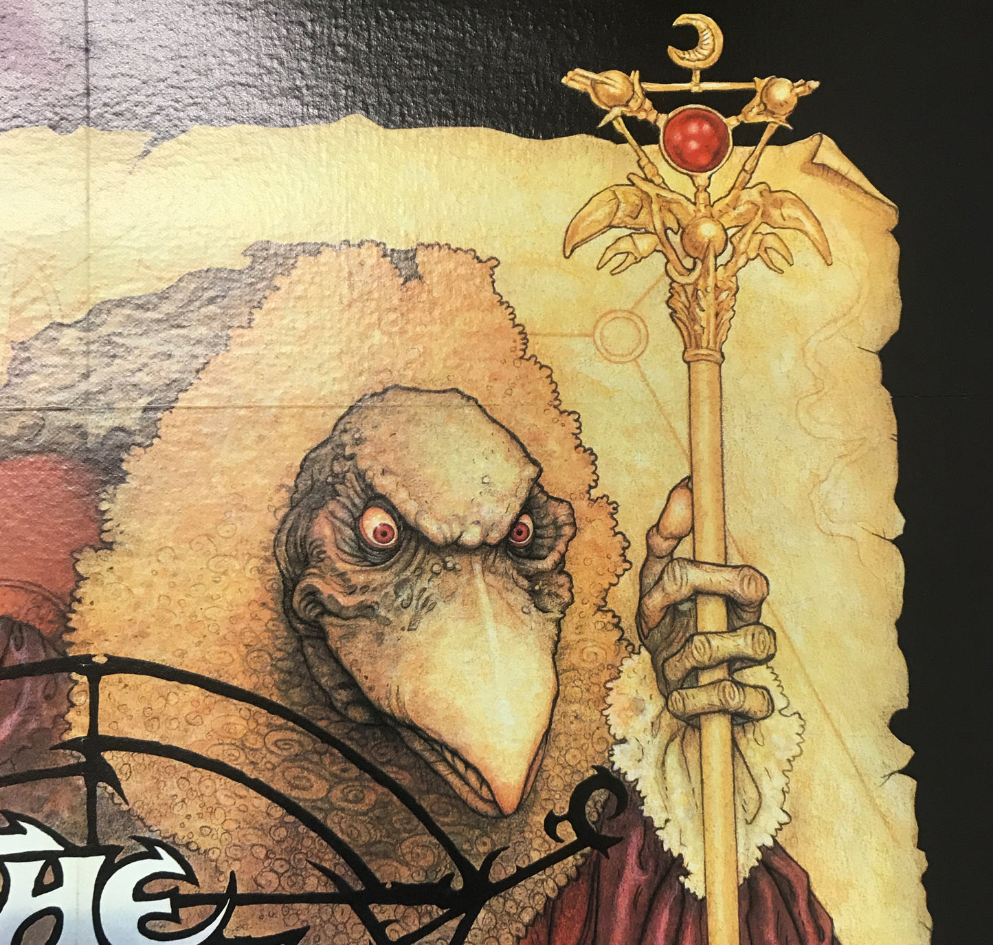 An original movie poster for the Jim Henson Film 'The Dark Crystal'