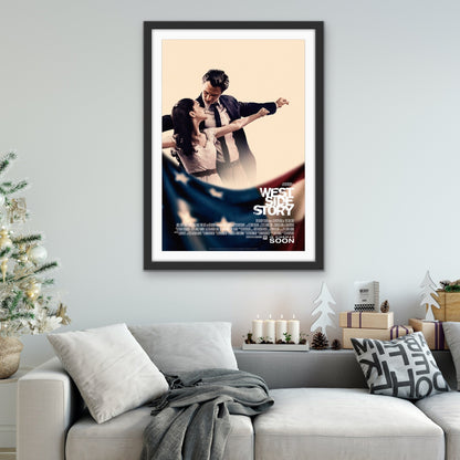 An original movie poster for Steven Spielberg's West Side Story