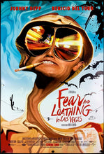Load image into Gallery viewer, An original movie poster for the Terry Gilliam film Fear and Loathing in Las Vegas