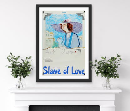An original movie poster for the Russian film Raba Lyubvi / Slave of Love