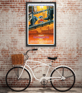 An original movie poster for the animated film An American Tail