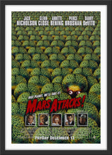Load image into Gallery viewer, An original movie poster for the Tim Burton film Mars Attacks!