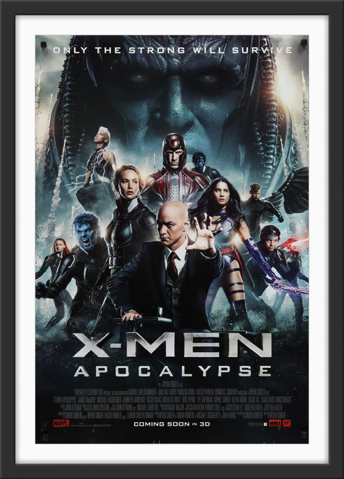 An original movie poster for the Marvel 20th Century Fox film X-Men Apocalypse