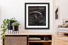 Load image into Gallery viewer, An original advertising poster celebrating Giger&#39;s work on the Alien in Ridley Scott&#39;s Alien