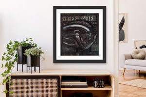 An original advertising poster celebrating Giger's work on the Alien in Ridley Scott's Alien