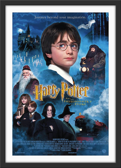 An original movie poster for the film Harry Potter and the Philosopher's / Sorcerer's Stone